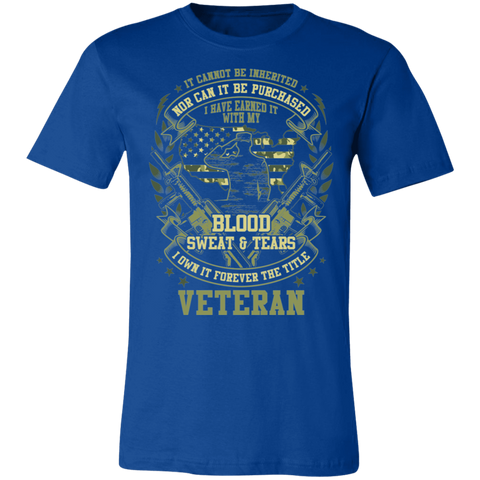 Image of Veteran Design Premium Unisex Jersey Short-Sleeve T-Shirt