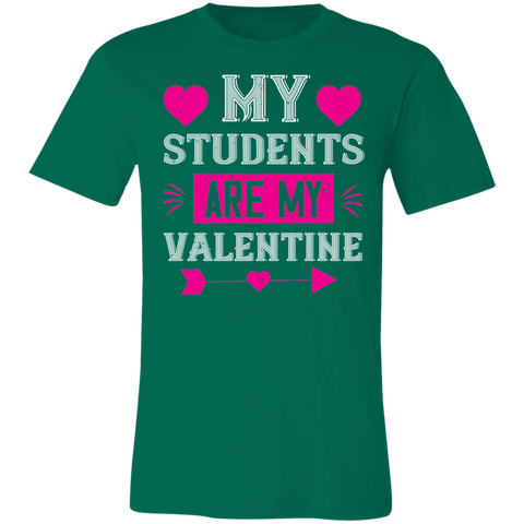 Image of Valentine Design Unisex Jersey Short-Sleeve T-Shirt