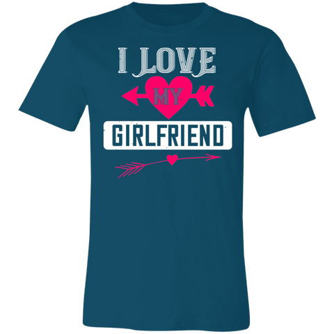 Image of Valentine Design Unisex Jersey Short-Sleeve T-Shirt