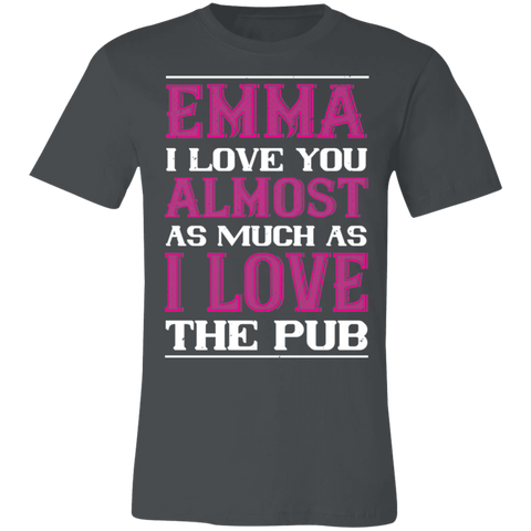 Image of Valentine Design Unisex Jersey Short-Sleeve T-Shirt