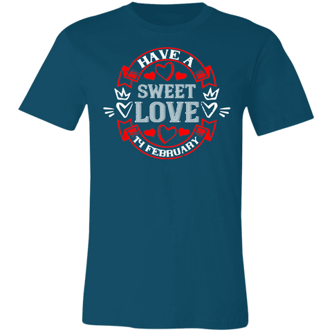 Image of Valentine Design Unisex Jersey Short-Sleeve T-Shirt