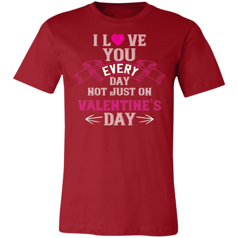 Image of Valentine Design Unisex Jersey Short-Sleeve T-Shirt