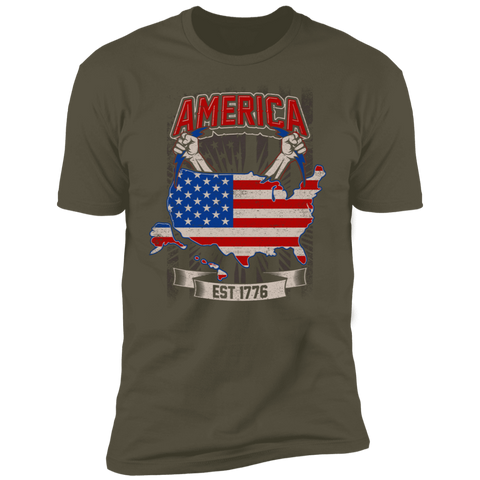 Image of American Est 1776 Premium Short Sleeve T-Shirt
