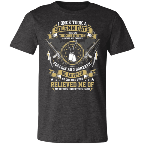 Image of Veteran Design Premium Unisex Jersey Short-Sleeve T-Shirt