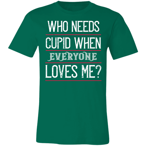 Image of Valentine Design Unisex Jersey Short-Sleeve T-Shirt