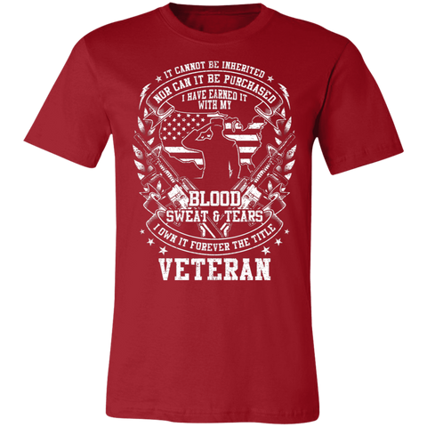 Image of Veteran Design Premium Unisex Jersey Short-Sleeve T-Shirt
