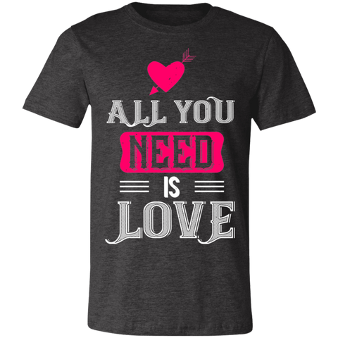 Image of Valentine Design Unisex Jersey Short-Sleeve T-Shirt