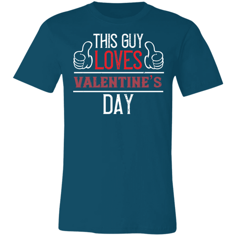 Image of Valentine Design Unisex Jersey Short-Sleeve T-Shirt
