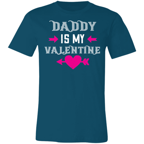 Image of Valentine Design Unisex Jersey Short-Sleeve T-Shirt