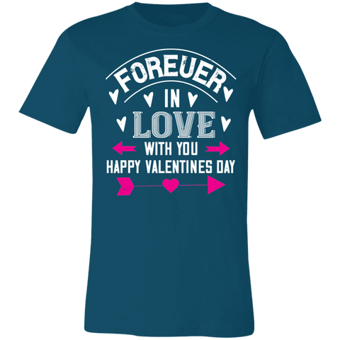 Image of Valentine Design Unisex Jersey Short-Sleeve T-Shirt