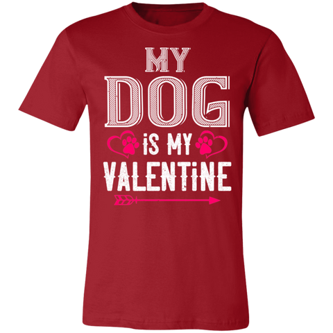 Image of Valentine Design Unisex Jersey Short-Sleeve T-Shirt