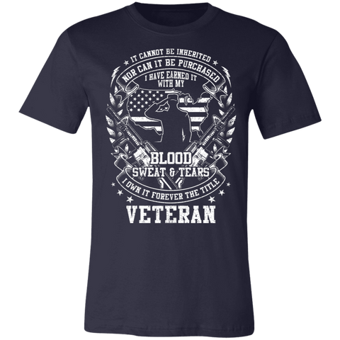 Image of Veteran Design Premium Unisex Jersey Short-Sleeve T-Shirt
