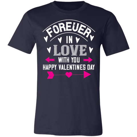 Image of Valentine Design Unisex Jersey Short-Sleeve T-Shirt