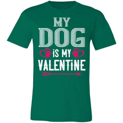 Image of Valentine Design Unisex Jersey Short-Sleeve T-Shirt
