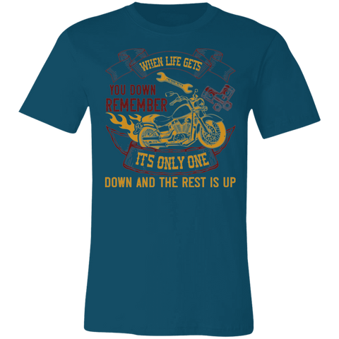 Image of Motorcycle Designs Premium Unisex Jersey Short-Sleeve T-Shirt