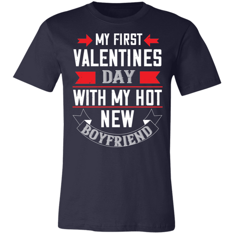 Image of Valentine Design Unisex Jersey Short-Sleeve T-Shirt