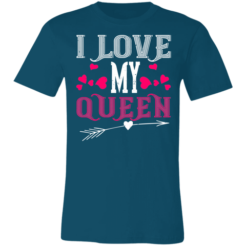 Image of Valentine Design Unisex Jersey Short-Sleeve T-Shirt