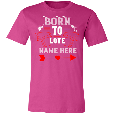 Image of Valentine Design Unisex Jersey Short-Sleeve T-Shirt