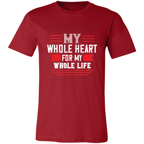 Image of Valentine Design Unisex Jersey Short-Sleeve T-Shirt