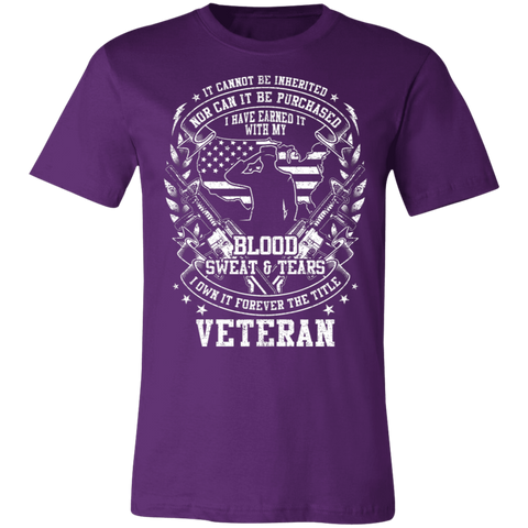 Image of Veteran Design Premium Unisex Jersey Short-Sleeve T-Shirt