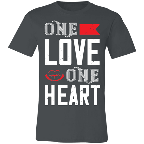 Image of Valentine Design Unisex Jersey Short-Sleeve T-Shirt