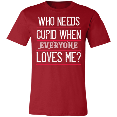 Image of Valentine Design Unisex Jersey Short-Sleeve T-Shirt