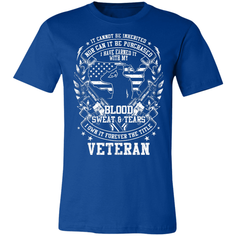 Image of Veteran Design Premium Unisex Jersey Short-Sleeve T-Shirt
