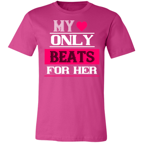 Image of Valentine Design Unisex Jersey Short-Sleeve T-Shirt