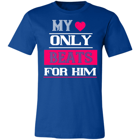 Image of Valentine Design Unisex Jersey Short-Sleeve T-Shirt