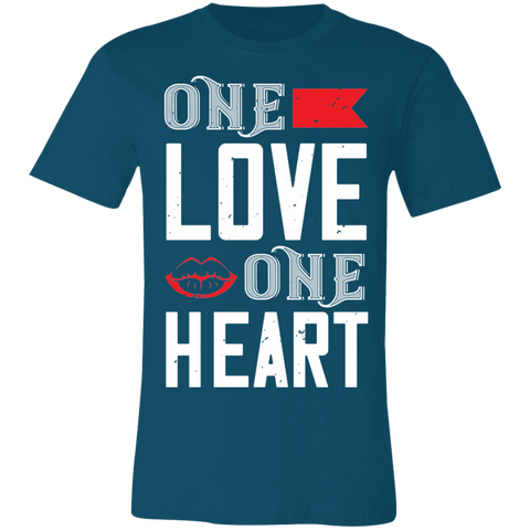 Image of Valentine Design Unisex Jersey Short-Sleeve T-Shirt