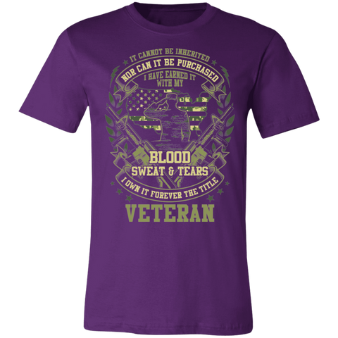 Image of Veteran Design Premium Unisex Jersey Short-Sleeve T-Shirt