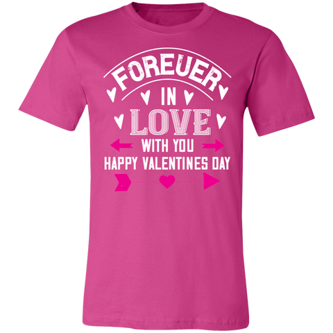 Image of Valentine Design Unisex Jersey Short-Sleeve T-Shirt