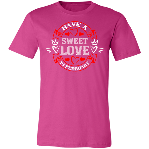 Image of Valentine Design Unisex Jersey Short-Sleeve T-Shirt