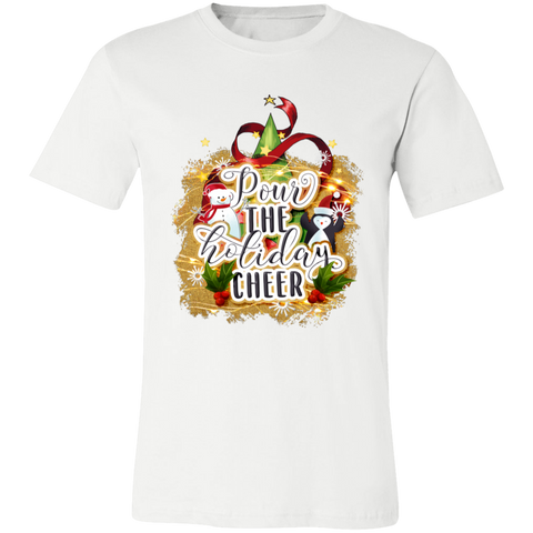 Image of Pour The Holiday Cheer Unisex Jersey Short-Sleeve T-Shirt
