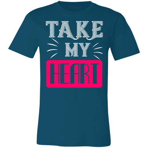Image of Valentine Design Unisex Jersey Short-Sleeve T-Shirt