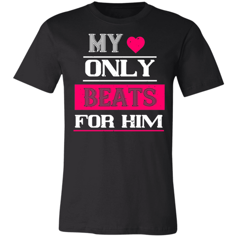 Image of Valentine Design Unisex Jersey Short-Sleeve T-Shirt