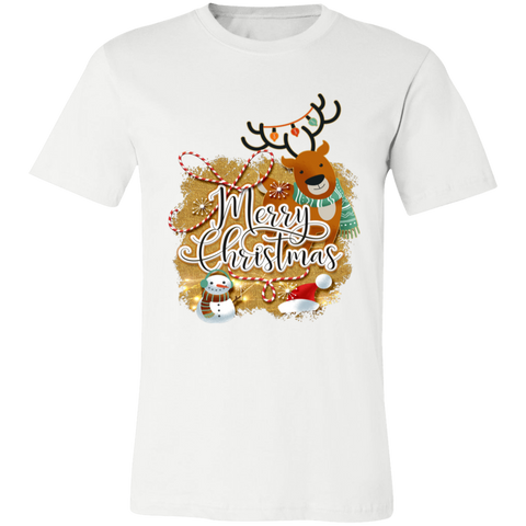 Image of Merry Christmas Unisex Jersey Short-Sleeve T-Shirt