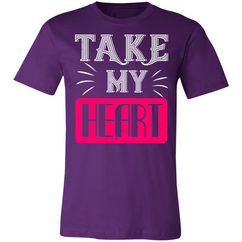 Image of Valentine Design Unisex Jersey Short-Sleeve T-Shirt