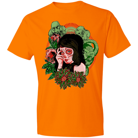 Image of Scary Lady Design Lightweight T-Shirt