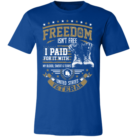 Image of Veteran Design Premium Unisex Jersey Short-Sleeve T-Shirt
