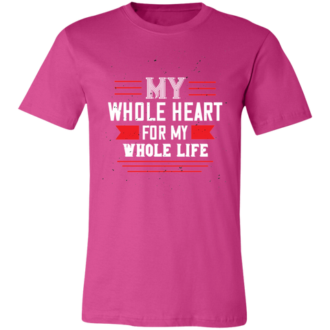 Image of Valentine Design Unisex Jersey Short-Sleeve T-Shirt