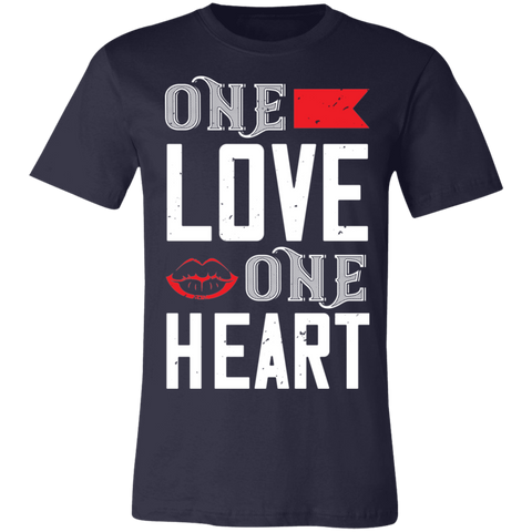 Image of Valentine Design Unisex Jersey Short-Sleeve T-Shirt