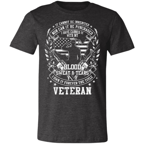 Image of Veteran Design Premium Unisex Jersey Short-Sleeve T-Shirt