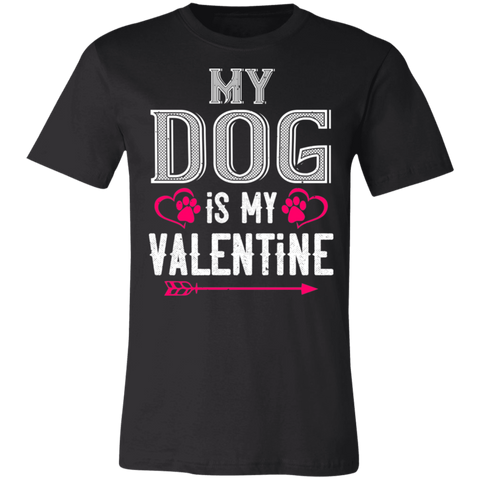 Image of Valentine Design Unisex Jersey Short-Sleeve T-Shirt