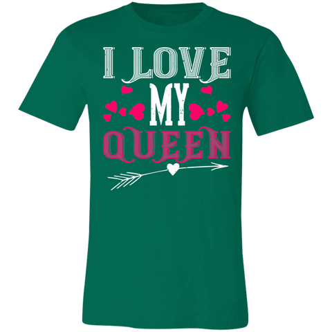 Image of Valentine Design Unisex Jersey Short-Sleeve T-Shirt