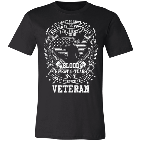 Image of Veteran Design Premium Unisex Jersey Short-Sleeve T-Shirt