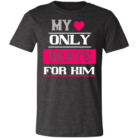 Image of Valentine Design Unisex Jersey Short-Sleeve T-Shirt