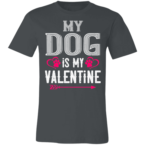 Image of Valentine Design Unisex Jersey Short-Sleeve T-Shirt
