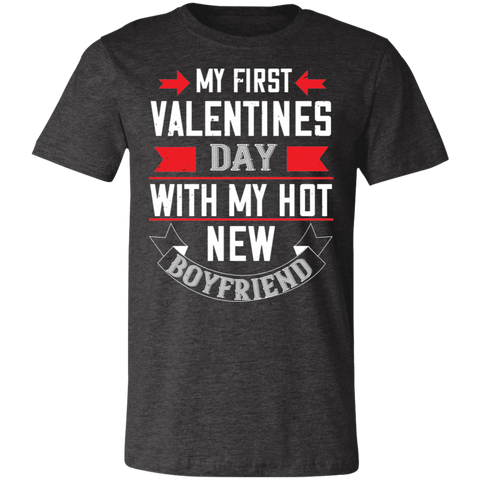 Image of Valentine Design Unisex Jersey Short-Sleeve T-Shirt