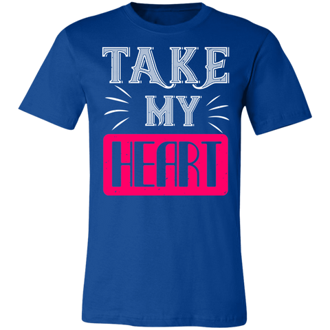 Image of Valentine Design Unisex Jersey Short-Sleeve T-Shirt